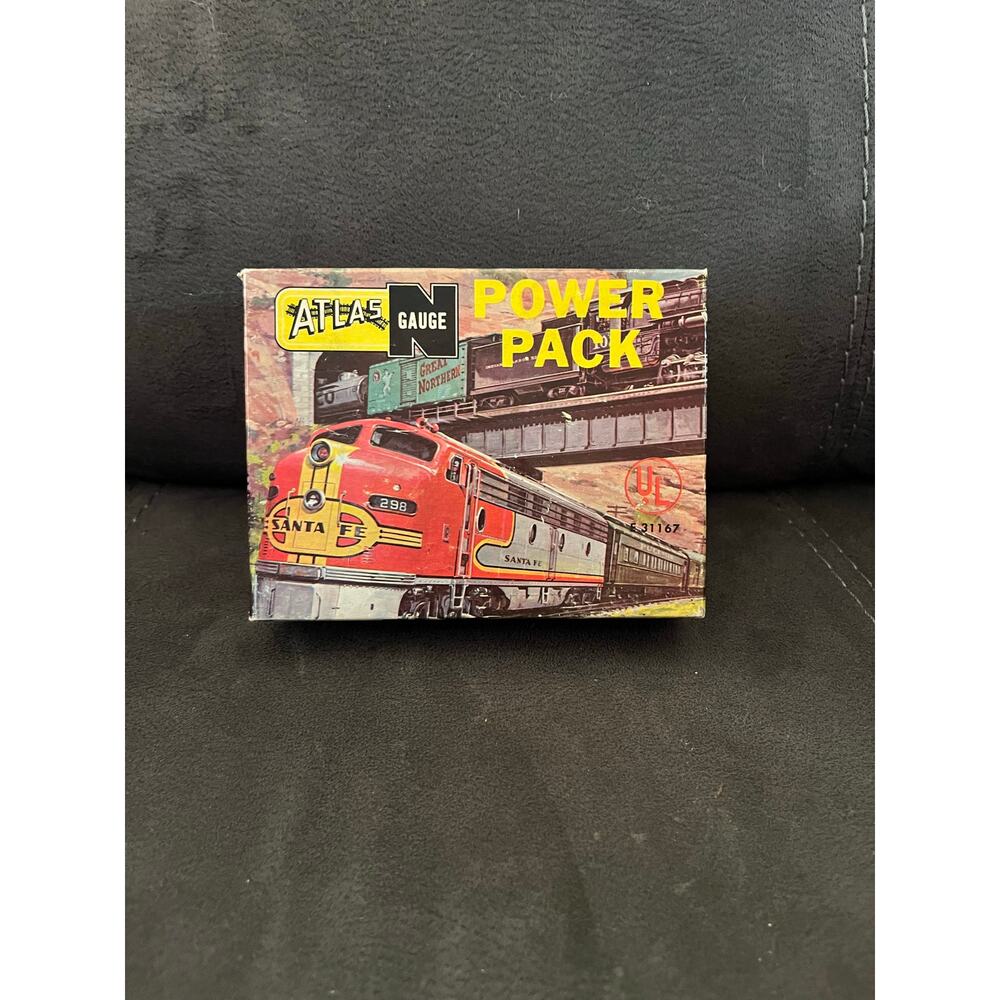 Atlas, N Gauge, Power Pack, 118V, No. 2860- NOS